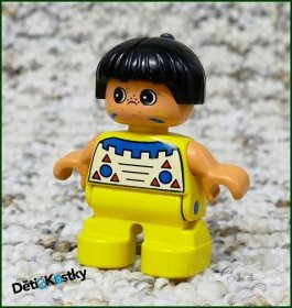 Lego® Duplo® Figurka Dítě Indián Žlutý