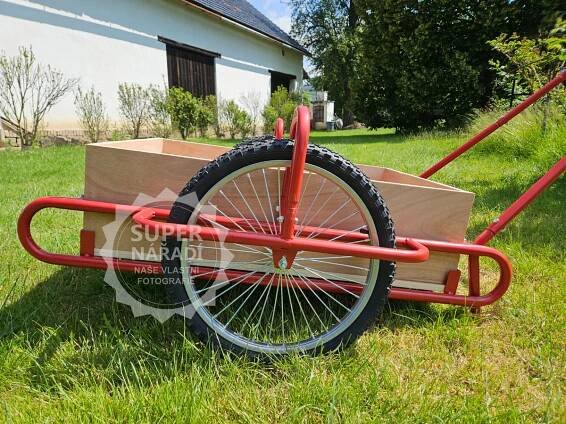 Vozík dvoukolák Optimus 89x63x25cm, nosnost 240kg Strend Pro 212543 - dřevěná korba, kárka