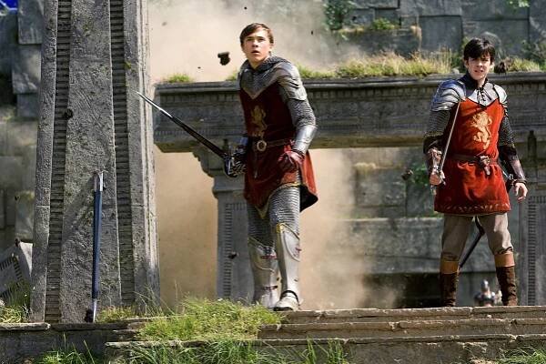 Letopisy Narnie: Princ Kaspian - Z filmu - William Moseley, Skandar Keynes