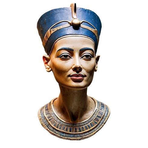 Download Nefertiti Bust Egypt Png 06232024 | Wallpapers.com