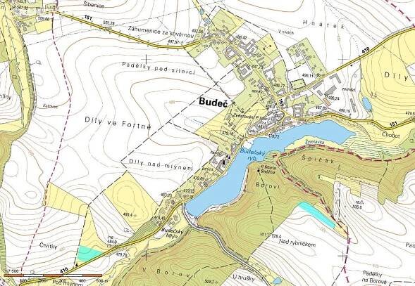 Prodej Pozemek, Budeč, okres Jindřichův Hradec
