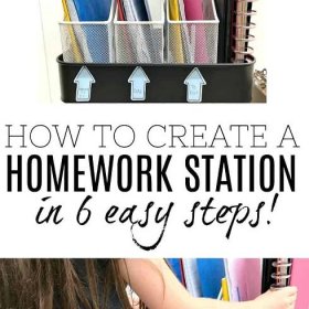 How to create a Homework Station in 6 easy steps