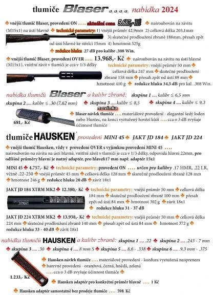Blaser R8 a příslušenství - KOZAP.CZ
