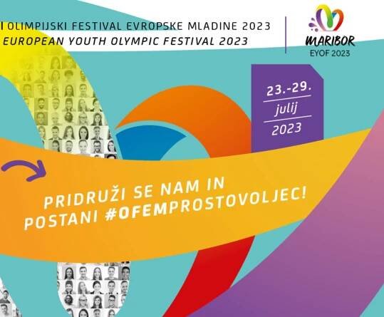 PROSTOVOLJCI - Obvestilo - EYOF 2023