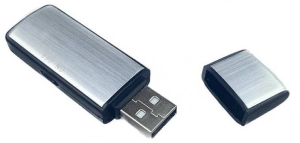 USB Diktafon (hlasový záznamník) 8 GB paměť, nahrávání hlasu a zvuku