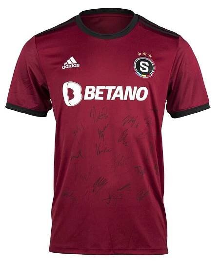 Dres Sparta adidas domácí 2023/24 replika s podpisy - AC Sparta Praha