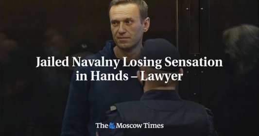 Jailed Navalny Losing Sensation in Hands – Lawyer - The Moscow Times