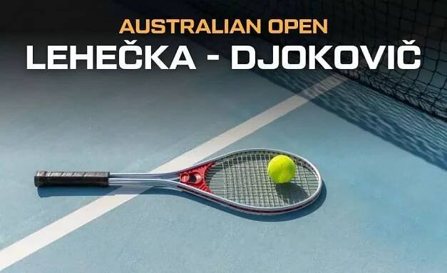 Lehečka - Djokovič osmifinále Australian Open živě v TV, live stream zdarma, srovnání, kurzy 1