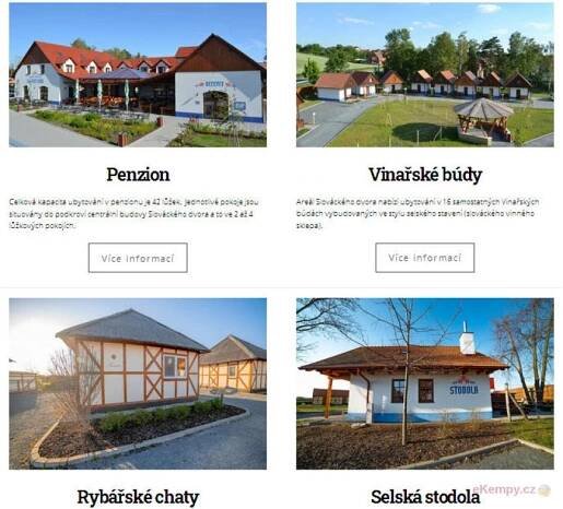 Nejlepší kempy Zlínský kraj | eKempy.cz > autokempy, apartmány, bungalovy, mobilní domy, chatky, ubytování v ČR