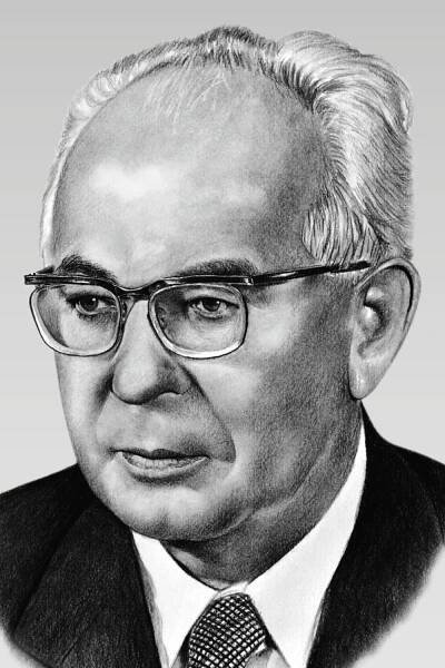 Gustav Husák - reprodukce kresby