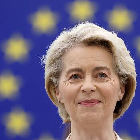 Ursula von der Leyen re-elected to a second 5-year term as European Commission president