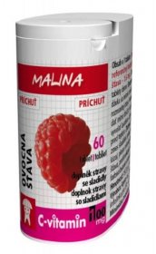 C-Vitamin 100mg Malina se sukralózou tbl.60