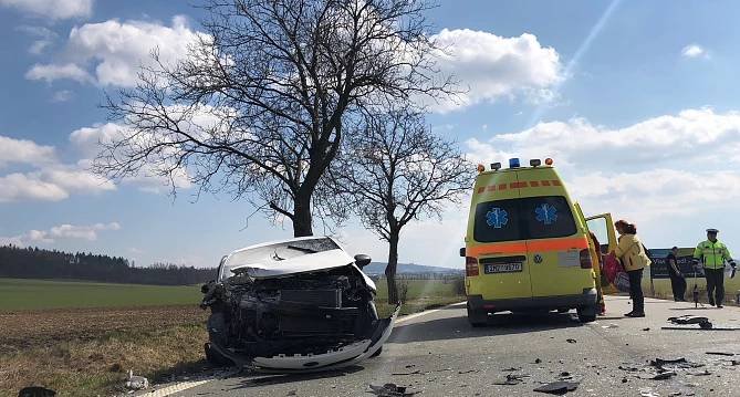 Dopravní nehoda na silnici Šternberk - Olomouc - Zdravotnická záchranná služba Olomouckého kraje, p.o.