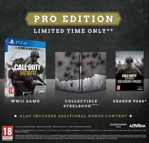 PS4 Call of Duty: WWII Pro Edition | ExaSoft.cz