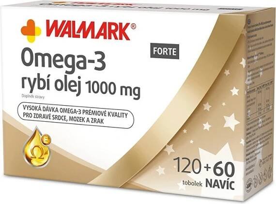Walmark Omega 3 rybí olej 1000 mg 180 tablet