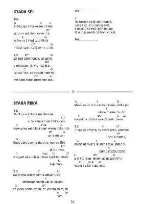 Zpěvník Bílé Skály - trampské písničky - texty / akordy