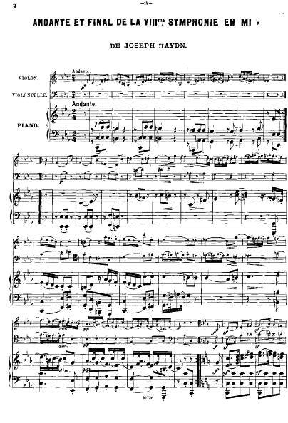Symphony No.103 in E-flat major, Hob.I:103 (Haydn, Joseph) – IMSLP