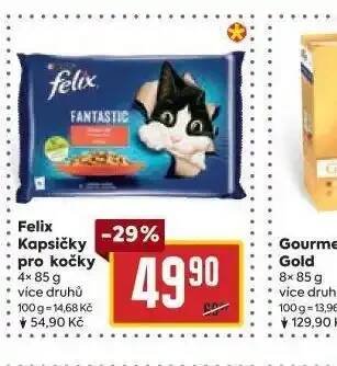 Billa Felix kapsičky pro kočky nabídka