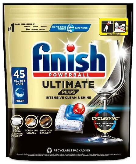 Finish Ultimate Plus All in 1 kapsle do myčky nádobí 45 ks