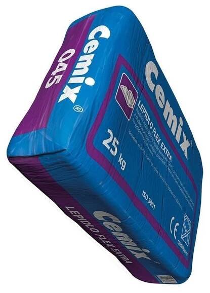 Obrázek 1 produktu Lepidlo flexibilní Cemix Flex 045 extra 0,7 mm C2TE S1 – 25 kg
