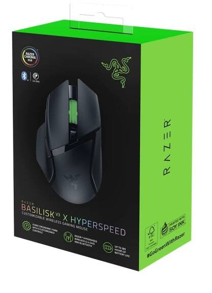 Razer Basilisk V3 X HyperSpeed (RZ01-04870100-R3G1) | TSBOHEMIA.CZ
