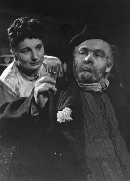 Koráb Tenacity - 29.03.1946, Milada Wildová (Vdova Cordierová), Josef Pehr (Hidoux) Foto: Josef Heinrich