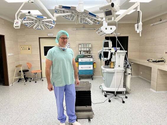 Primář prachatické chirurgie Vladimír Tišler.