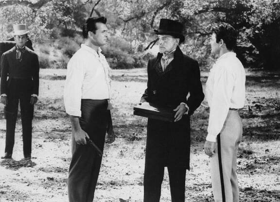 Henry Daniell, Stuart Whitman - Comancheros - Z filmu