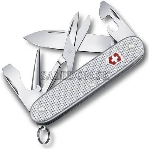 Nôž Pioneer X strieborný rebrovitý Victorinox