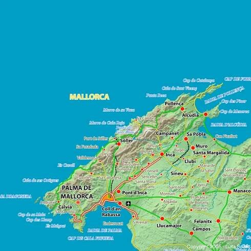 Map of spain