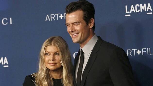 Fergie a její manžel Josh Duhamel (2. listopadu 2013)