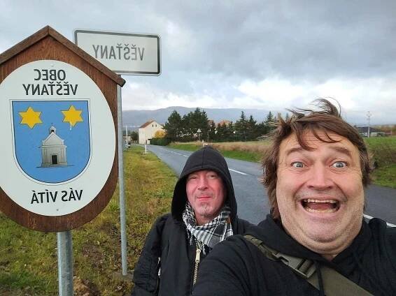 Z natáčení s přáteli na Teplicku.