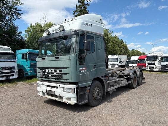 Iveco Eurostar 420 hákový nosič kontajneru 6x4 - Praha - východ