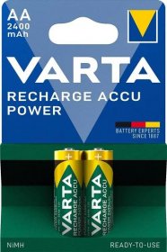 VARTA nabíjecí baterie Recharge Accu Power AA 2400 mAh R2U 2ks
