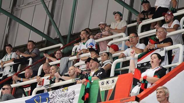 Hokejová příprava HC Olomouc - GKS Tychy. Branislav Konrád se po první třetině rozloučil s fanoušky