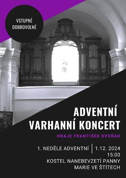 Adventní varhanní koncert - Město Štíty