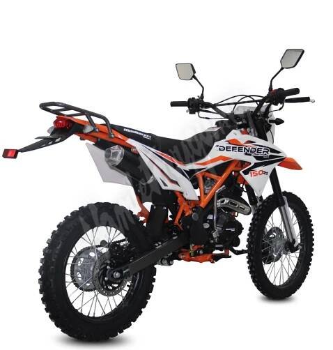 Pitbike MiniRocket Mikilon Defender 150RR kola 19/16 sedlo 86,5cm, oranžová| Hamletovygumy