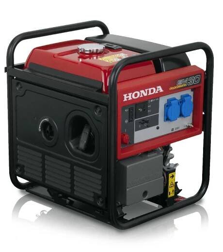 Elektrocentrála Honda EM30 vhodná pro profesionální práci i příležitostné použití. Výkon 3,6 kW.