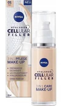 Nivea Hyaluron Cellular Filler Color & Care 3v1 tónovací krém 01 Light 30 ml