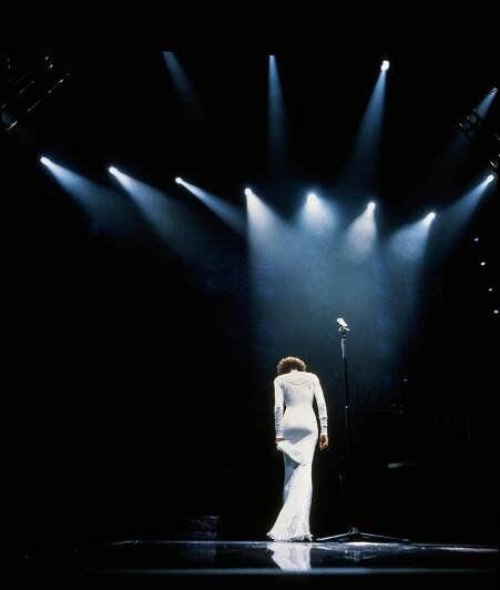 Whitney Houston onstage Knoxville, Tennessee, April 18, 1991 I'm Your Baby Tonight World Tour