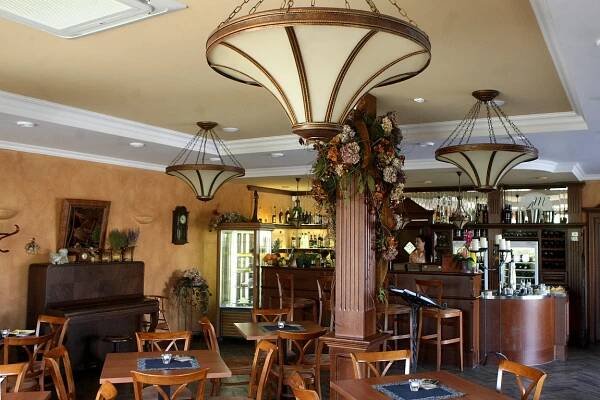 AM Caffe restaurant: cappuccino s obdivuhodnou pěnou