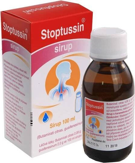 Stoptussin sirup por. sir. 1x100ml + pip.