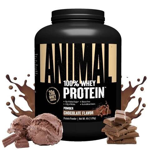Animal 100% Whey Protein Powder – Whey Blend for Pre Workout or Post Workout, Recovery, or an Anytime Low Sugar Protein Bo...