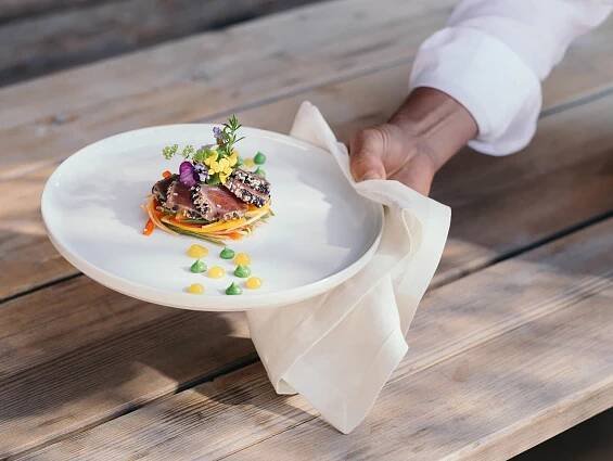 Essen auf der Steinbock Alm