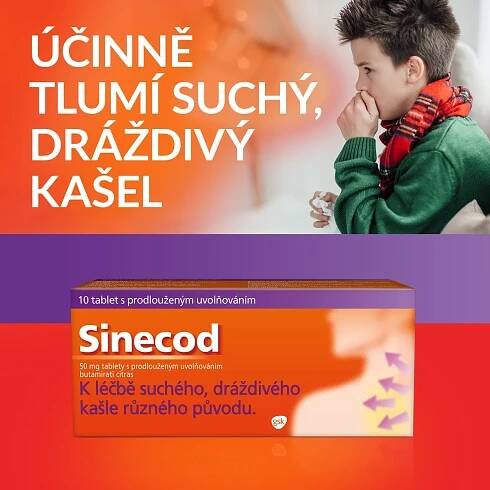 Sinecod 50 mg 10 tablet