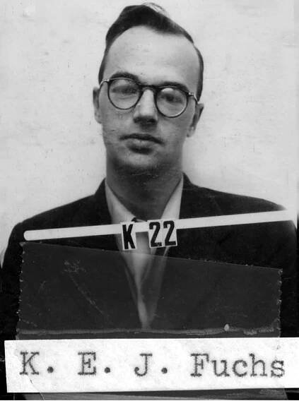 Klaus Fuchs na snímke z databázy Národného laboratória Los Alamos.