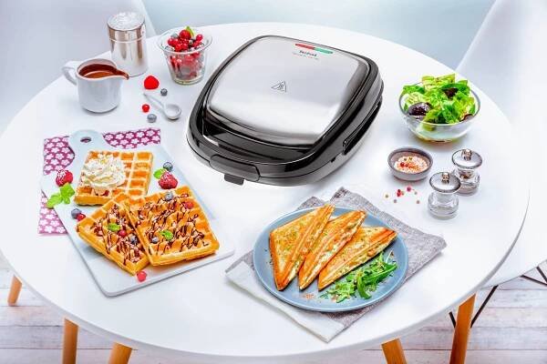 Sendvičovač Tefal SNACK TIME SW341D12 černý/chrom | DATART