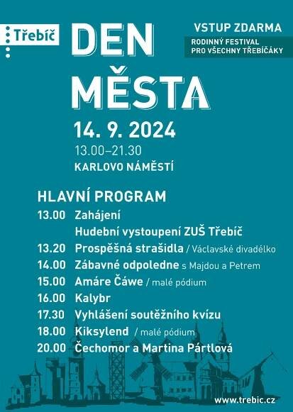 Třebíč - Den města 14.9.24