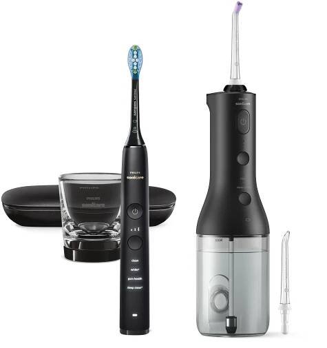 Philips Sonicare 9000 DiamondClean a Přenosná ústní sprcha HX3866/43