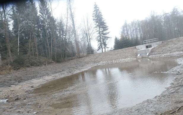 Retenční prostor na Horském potoce v Kunvaldu - ST - oblast povodí Labe, Hradec Králové